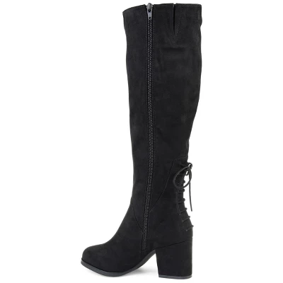 Journee Collection Womens Leeda Tru Comfort Foam Wide Calf Block Heel Knee High Boots 8 Journee Collection Womens Leeda Tru Comfort Foam Wide Calf Block Heel Knee High Boots - Image 6