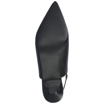 Journee Collection Womens Paulina Kitten Heel Sling Back Pointed Toe Pumps 6 Journee Collection Womens Paulina Kitten Heel Sling Back Pointed Toe Pumps - Image 4