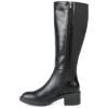 Journee Collection Womens Morgaan Tru Comfort Foam Extra Wide Calf Stacked Heel Knee High Boots