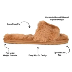 Journee Collection Womens Dawn Comfort Insole Slip On Slide Open Toe Slippers -Bearpaw Shoes Shop GUEST 657e7bda 92c5 48f0 a495 5c638705d2dc