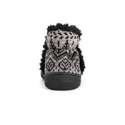 MUK LUKS Women's Faux Suede Mini Bootie 4 MUK LUKS Women's Faux Suede Mini Bootie - Image 2