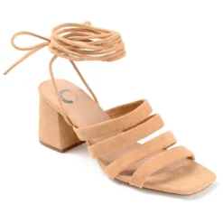 Journee Collection Womens Sevyn Open Square Toe Block Heel Sandals -Bearpaw Shoes Shop GUEST 6830c9bb f55e 4b86 97b0 a2fb821b6414