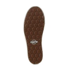 Women's SlipGrips Slip-Resistant Canvas Work Shoe, SLGP038, Grey, Size 8