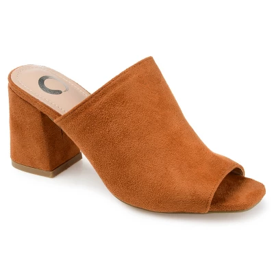 Journee Collection Womens Adelaide Peep Toe Slip On Block Heel Sandals 13 Journee Collection Womens Adelaide Peep Toe Slip On Block Heel Sandals - Image 11