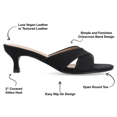 Journee Collection Womens Berkly Kitten Heel Slip On Open Toe Pumps 9 Journee Collection Womens Berkly Kitten Heel Slip On Open Toe Pumps - Image 7