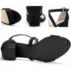 Perphy Women's Crisscross Strap Open-Toe Chunky Heels -Bearpaw Shoes Shop GUEST 6d561759 d4aa 4a65 b59f 5de1ecd4159c