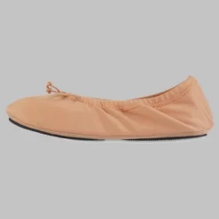 Isotoner Women's Sloan Nude Spandex Ballerina Slippers