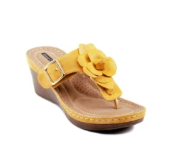 GC Shoes Flora Flower Comfort Slide Wedge Sandals -Bearpaw Shoes Shop GUEST 71ca36b5 3758 4105 8d0e 5b8ee98bf5ce
