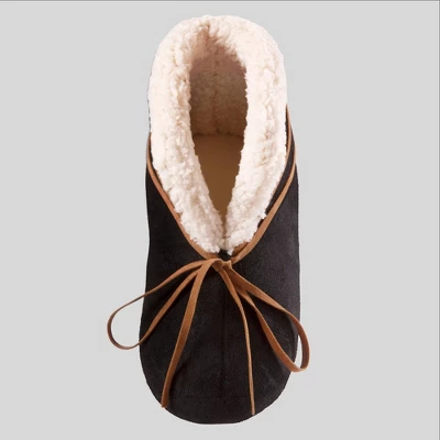 Isotoner Women's Rory Recycled Microsuede Bootie Slippers 4 Isotoner Women's Rory Recycled Microsuede Bootie Slippers - Image 2