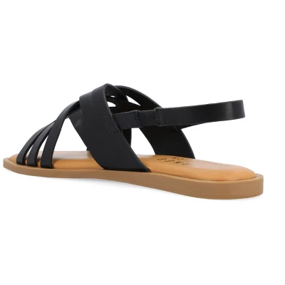 Journee Collection Womens Merrin Tru Comfort Foam Sling Back Flat Sandal 8 Journee Collection Womens Merrin Tru Comfort Foam Sling Back Flat Sandal - Image 6