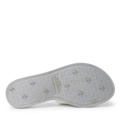 Dearfoams Women's Beatrice Microfiber Velour Slide Slippers 5 Dearfoams Women's Beatrice Microfiber Velour Slide Slippers - Image 3