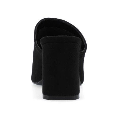 Journee Collection Womens Adelaide Peep Toe Slip On Block Heel Sandals 4 Journee Collection Womens Adelaide Peep Toe Slip On Block Heel Sandals - Image 2