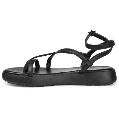 Journee Collection Womens Jeselia Tru Comfort Foam Ankle Strap Flat Sandals 3 Journee Collection Womens Jeselia Tru Comfort Foam Ankle Strap Flat Sandals