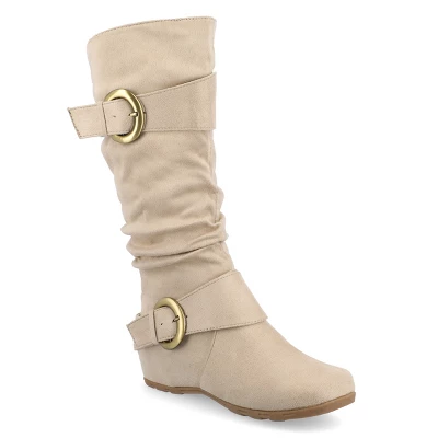 Journee Collection Womens Jester-01 Hidden Wedge Riding Boots 15 Journee Collection Womens Jester-01 Hidden Wedge Riding Boots - Image 13