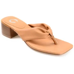 Journee Collection Womens Seelah Low Stacked Heel Flip Flop Sandals -Bearpaw Shoes Shop GUEST 795caf81 4b55 459a 9b8c d00bfb3db614