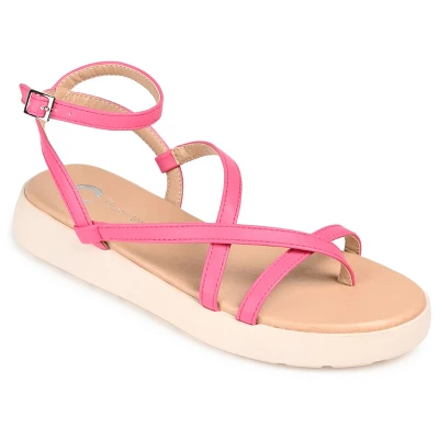 Journee Collection Womens Jeselia Tru Comfort Foam Ankle Strap Flat Sandals 13 Journee Collection Womens Jeselia Tru Comfort Foam Ankle Strap Flat Sandals - Image 11