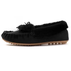 RockDove Women's Naomi Faux Fur Moccasin Slipper
