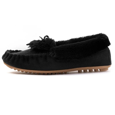 RockDove Women's Naomi Faux Fur Moccasin Slipper 3 RockDove Women's Naomi Faux Fur Moccasin Slipper