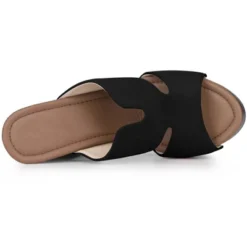 Perphy Women's Sandal Platform Slip On Block High Heels Slides Mule -Bearpaw Shoes Shop GUEST 7cdb6742 7623 4856 a47e ba1943a63a3b