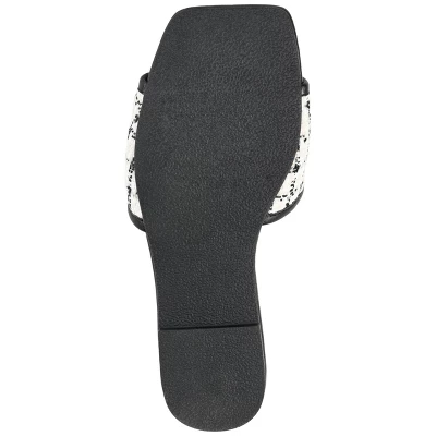 Journee Collection Womens Mikala Slide Low Block Heel Sandals 6 Journee Collection Womens Mikala Slide Low Block Heel Sandals - Image 4