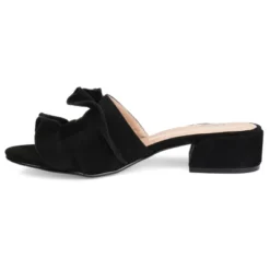 Journee Collection Womens Sabica Slip On Open Toe Slide Flats