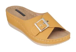 GC Shoes Justina Buckle Comfort Slide Wedge Sandals -Bearpaw Shoes Shop GUEST 7feb1233 b853 4295 8a1e 0c87948f1fe3