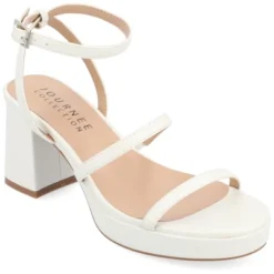 Journee Collection Womens Samilee Metallic Vegan Leather Platform Sandals -Bearpaw Shoes Shop GUEST 80c0e0e0 33aa 4c21 8150 53722f27bc5d