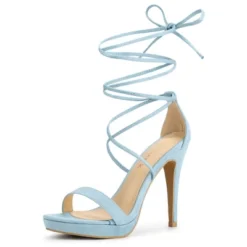 Allegra K Women's Platform Stiletto Heels Lace Up Sandals -Bearpaw Shoes Shop GUEST 80c15fcf 01ce 4652 8c90 3d4240221b30