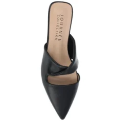 Journee Collection Womens Enniss Open Side Pointed Toe Mule Flats -Bearpaw Shoes Shop GUEST 8279ffa2 4176 44de 8a52 55c7160f43c3