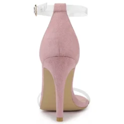 Allegra K Women's Open Toe Clear Ankle Strap Stiletto Heel Sandals -Bearpaw Shoes Shop GUEST 82aed484 7b44 42cb bceb 8c73cf47c455