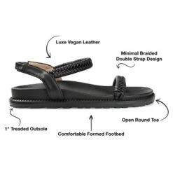 Journee Collection Womens Josee Multi Strap Flat Sandals 21 Journee Collection Womens Josee Multi Strap Flat Sandals -Bearpaw Shoes Shop GUEST 84235f29 4062 41e1 8ebf 04e6e18bb7cf