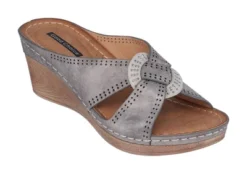 GC Shoes Giselle Perforated Comfort Slide Wedge Sandals -Bearpaw Shoes Shop GUEST 8443a183 654d 47fb aa50 7b1608359ce2