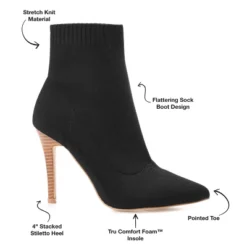 Journee Collection Womens Milyna Tru Comfort Foam Pull On Stiletto Booties -Bearpaw Shoes Shop GUEST 852228c0 1e75 4657 ae26 bb1c0197f3a4