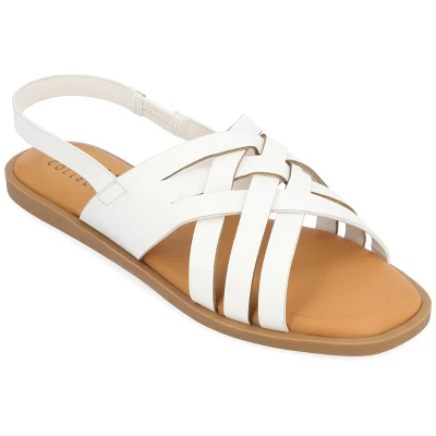 Journee Collection Womens Merrin Tru Comfort Foam Sling Back Flat Sandal 14 Journee Collection Womens Merrin Tru Comfort Foam Sling Back Flat Sandal - Image 12