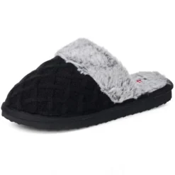Alpine Swiss Grace Womens Cable Knit Memory Foam Scuff Slippers -Bearpaw Shoes Shop GUEST 86ec29f0 2177 425f 8461 5d035264d1fd