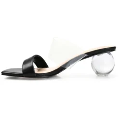 Journee Collection Womens July Tru Comfort Foam Open Toe Low Heel Pumps