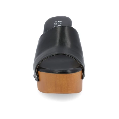 Journee Collection Womens Veda Tru Comfort Foam Platform Clog Open Toe Sandals 7 Journee Collection Womens Veda Tru Comfort Foam Platform Clog Open Toe Sandals - Image 5