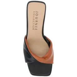 Journee Collection Womens Aylia Clear Block Heel Soft Vegan Leather Slip On Sandals -Bearpaw Shoes Shop GUEST 889f7dfc a130 4a1a bbe0 c570682a3348