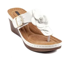 GC Shoes Flora Flower Comfort Slide Wedge Sandals -Bearpaw Shoes Shop GUEST 8999b49b bbef 43f4 b1f3 2fd8e3025dc6