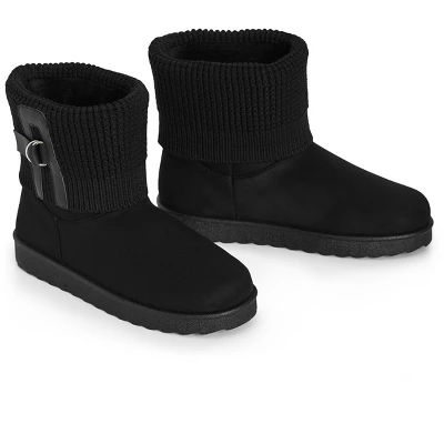 Women's Wide Fit Helena Hug Boot - Black | CLOUDWALKERS 7 Women's Wide Fit Helena Hug Boot - Black | CLOUDWALKERS - Image 5