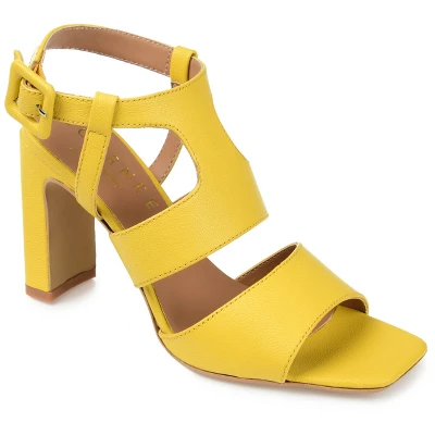 Journee Signature Womens Genuine Leather Beckie Block Heel Open Square Toe Sandals 12 Journee Signature Womens Genuine Leather Beckie Block Heel Open Square Toe Sandals - Image 10