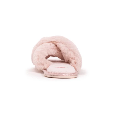 MUK LUKS Women's Perley Criss Cross Slipper 4 MUK LUKS Women's Perley Criss Cross Slipper - Image 2