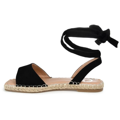 Journee Collection Womens Emelie Tru Comfort Foam Espadrille Flat Sandals 3 Journee Collection Womens Emelie Tru Comfort Foam Espadrille Flat Sandals