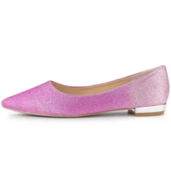 Allegra K Women's Glitter Pointed Toe Ballet Elegant Flats Shoes -Bearpaw Shoes Shop GUEST 8c7f8a4d f54c 4891 a156 c78741e6b532