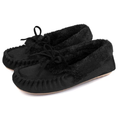 RockDove Women's Naomi Faux Fur Moccasin Slipper 8 RockDove Women's Naomi Faux Fur Moccasin Slipper - Image 6