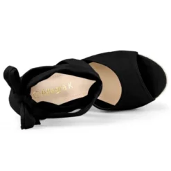 Allegra K Women's Lace Up Espadrilles Wedges Sandals -Bearpaw Shoes Shop GUEST 8d681927 1cbe 4be4 9e5b 330c6f9ac3e1