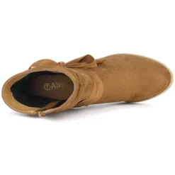 Allegra K Women's Casual Chunky Heel Ankle Boots -Bearpaw Shoes Shop GUEST 8e7e0eaf 6382 45d5 9931 30086ba57d2d