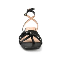 Journee Collection Womens Indee Ankle Wrap Low Block Heel Sandals -Bearpaw Shoes Shop GUEST 8ec2a021 e365 45f5 b0d2 0512fbabc150