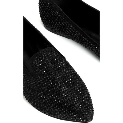 Women's WIDE FIT Maya Flat Shoe - Black | AVENUE 7 Women's WIDE FIT Maya Flat Shoe - Black | AVENUE - Image 5