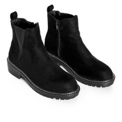 Women's Wide Fit Sierra Ankle Boot - Black | EVANS -Bearpaw Shoes Shop GUEST 915ad993 162d 488c b88b dc9da0e724d2